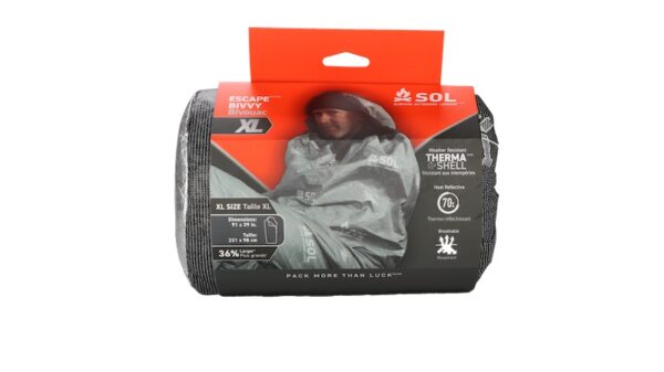 SOL Escape Bivvy XL with Hood - Harmaa