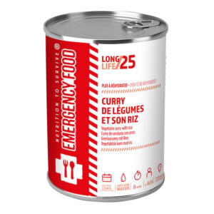 Emergency Food Kasviscurry ja riisi